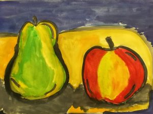 picture of pear and apple